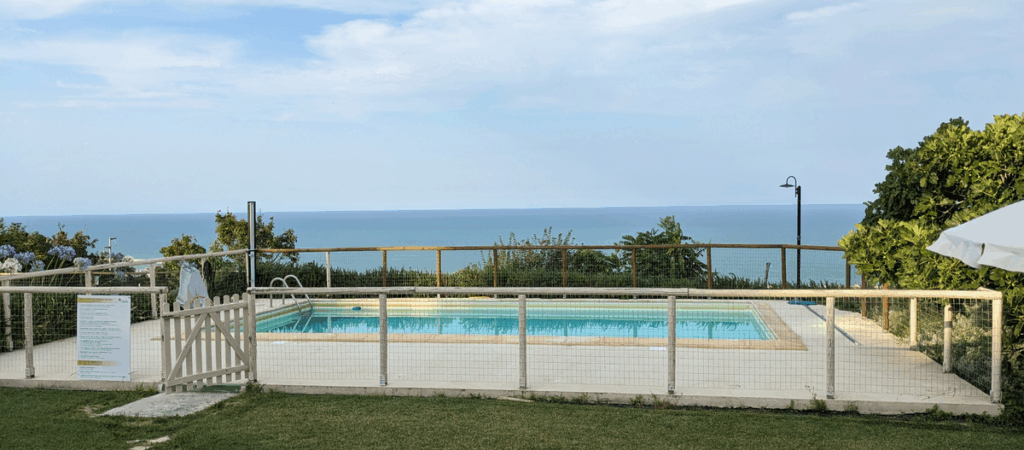 Vista dall'agriturismo La Quarta